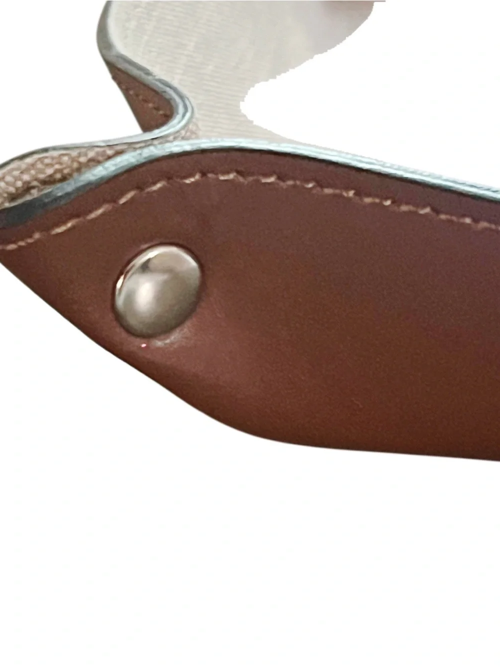 Garuglieri Italian Brown Leather Valet Tray